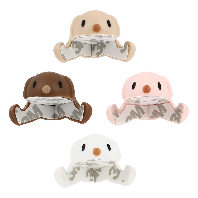 4Pcs Cartoon Animal Safety Corner Guards Soft Table Edge Bumpers Childproofing Home Mixed Colors - Image 2
