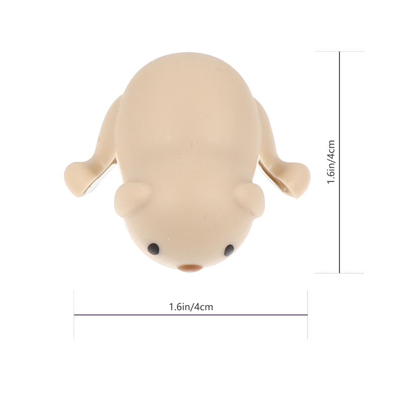 4Pcs Cartoon Animal Safety Corner Guards Soft Table Edge Bumpers Childproofing Home Mixed Colors - Image 3