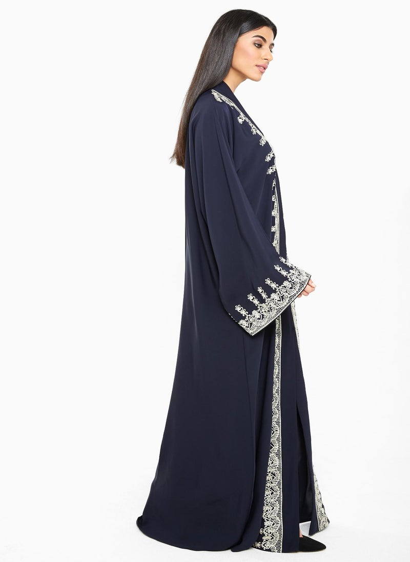 NUKHBAA Abaya with intricate embroidery-SB188A  - Image 2