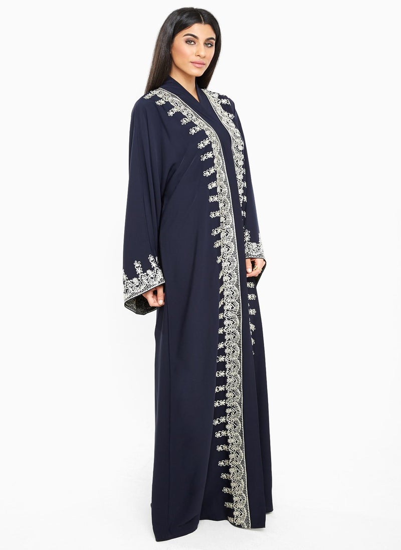 NUKHBAA Abaya with intricate embroidery-SB188A  - Image 3