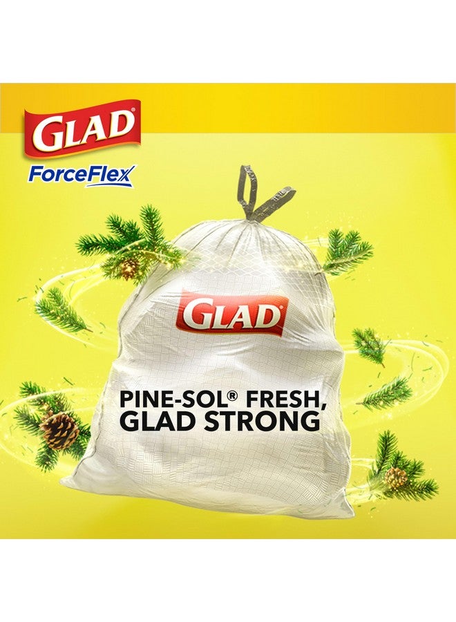 Glad ForceFlex Tall Kitchen Trash Bags, 13 Gal, Pine-Sol Original, 110 Ct (Package May Vary) - Image 3