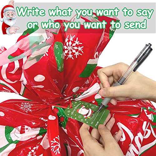 HYmoso 8Pcs Extra Large Christmas Gift Bag, 44"x36" Heavy-Duty Waterproof Reusable Oversized Gift Sack with Rope & Gift Tag, Opaque Jumbo Wrapping Bag for Xmas, Birthdays, Parties, Class, Office, Home - Image 4