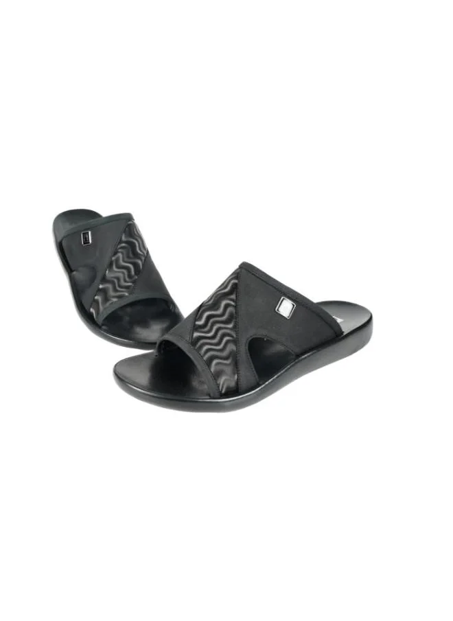بارجيل أونو 008-3559 Barjeel Mens Arabic Sandals 63122 Black