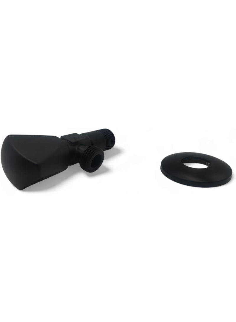 Premium German Angle Valve - Matte Black Design and Durable Quality - Image 1