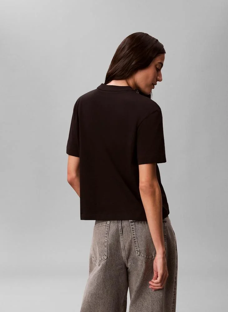 Calvin Klein Jeans  Casual Graphic Boxy T-Shirt for Women | Best Price UAE
