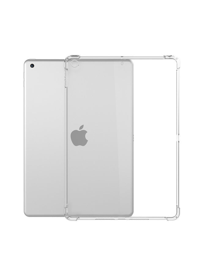 Generic - Suitable For Ipad10.2 Protective Cover Four-corner Airbag Anti-fall Transparent Air Mini234567 Pro11 2024-Color:Transparent (down Jacket)-Applicable Model:iPad7/8/9/10.2"(2019/2020/2021) - Image 1