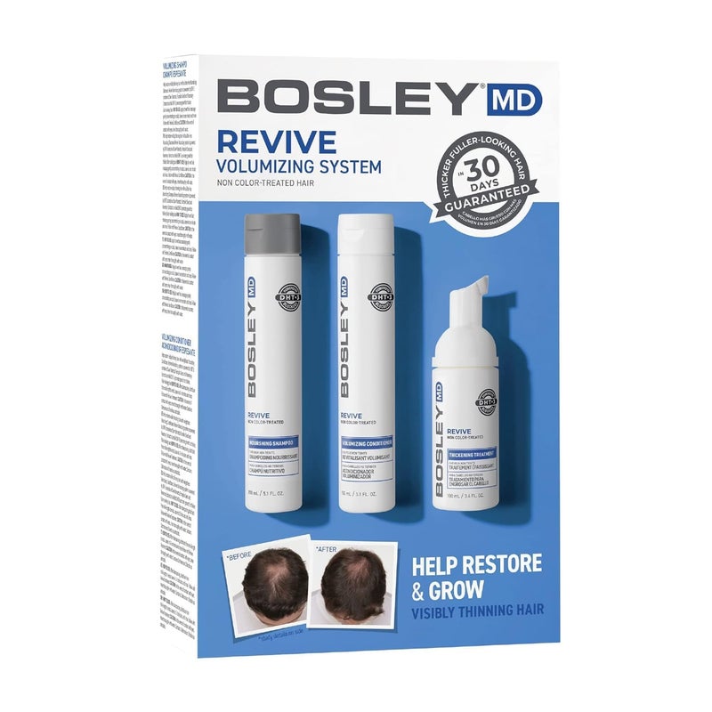 BosleyMD BosRevive KIT for Visible Hair Thinning (Non Color-Treated), Starter Size (30 Days) - Image 1