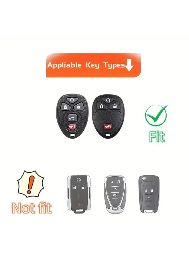 Pink TPU Key Fob Cover with Key Chain for Chevy Malibu Cobalt Pontiac G5 G6 - Image 5
