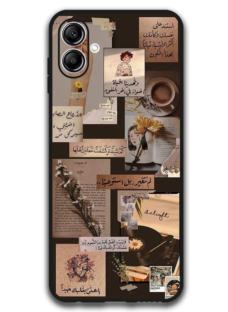 Theodor Protective Case Anti Scratch Shock Proof Bumper Cover For Samsung Galaxy A06 Arabic Design (85) - Image 1
