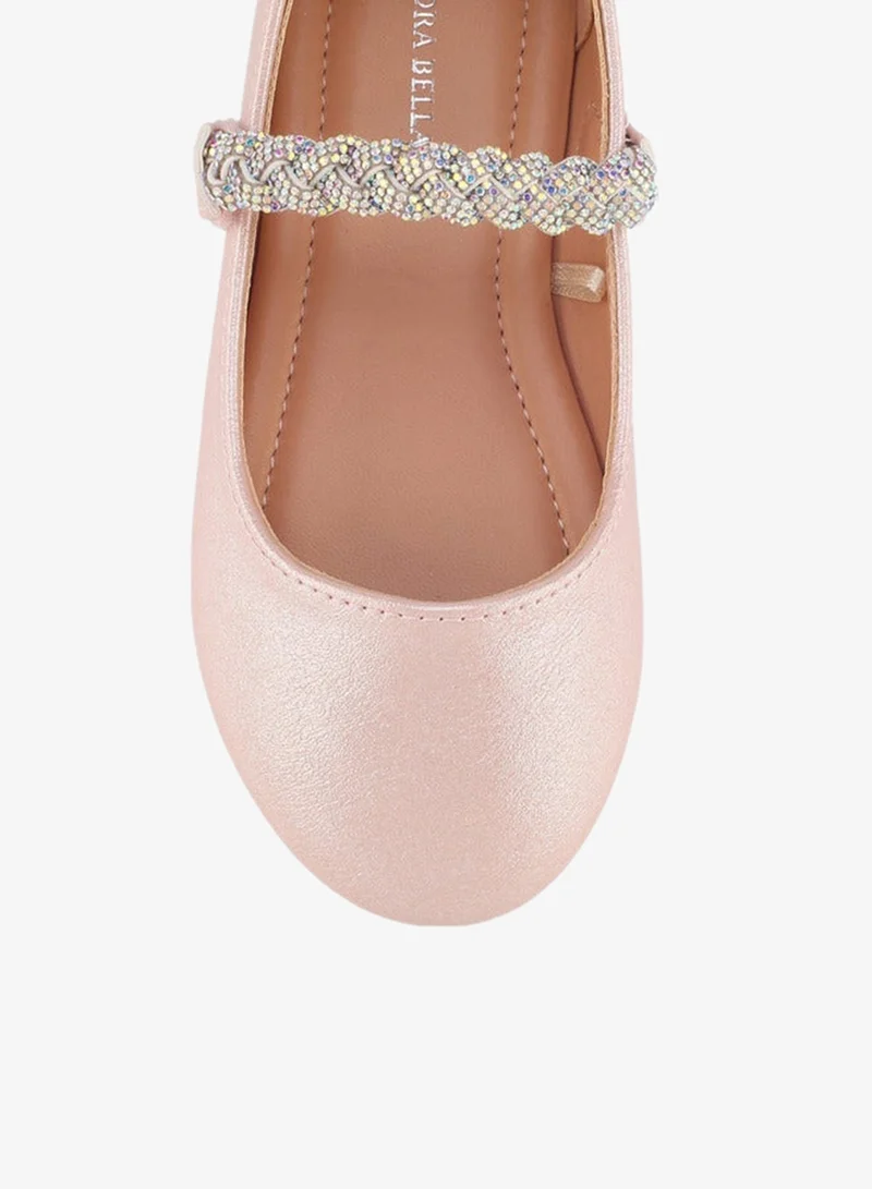 Flora Bella By Shoexpress Flora Bella Girls Embellished Hook & Loop Mary Jane Shoes