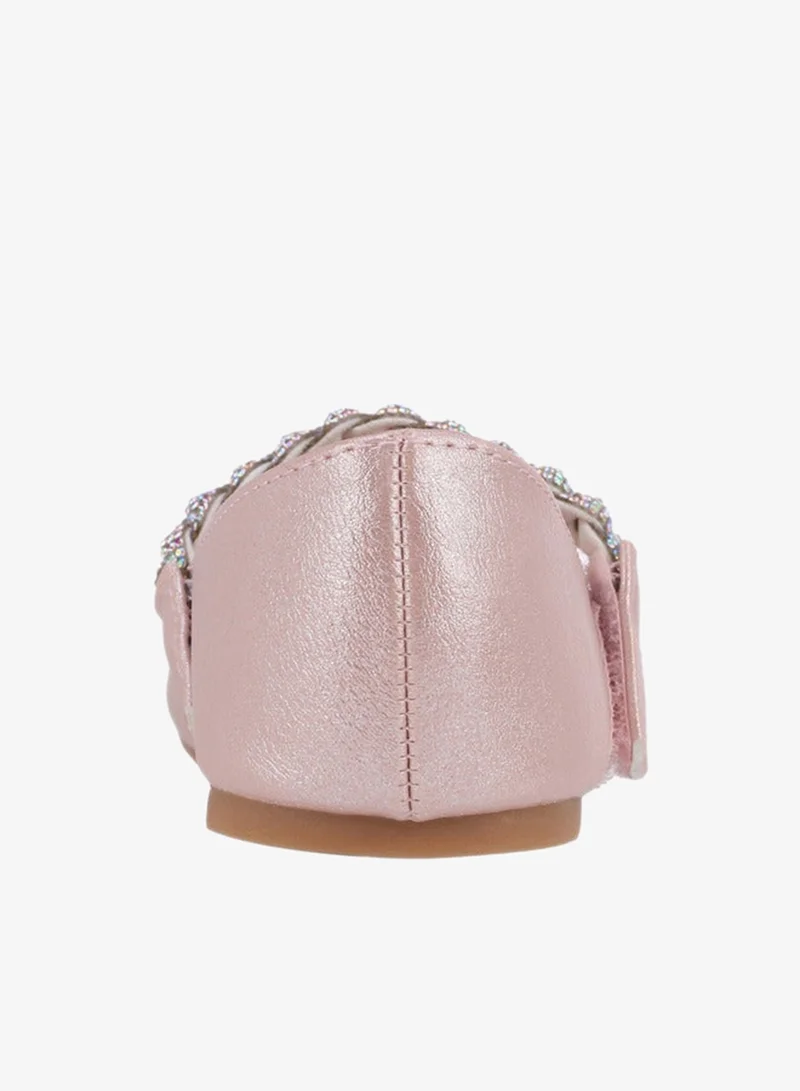 Flora Bella By Shoexpress Flora Bella Girls Embellished Hook & Loop Mary Jane Shoes