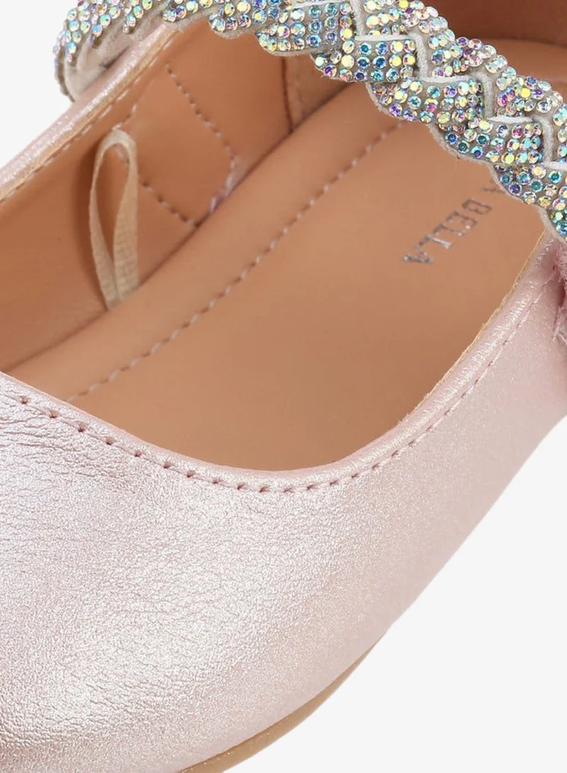 Flora Bella By Shoexpress Flora Bella Girls Embellished Hook & Loop Mary Jane Shoes