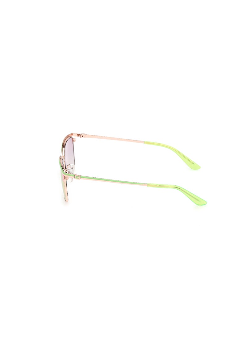 GUESS Full Rim Rectangular Female Sunglass Gu0013395U56 - Image 2