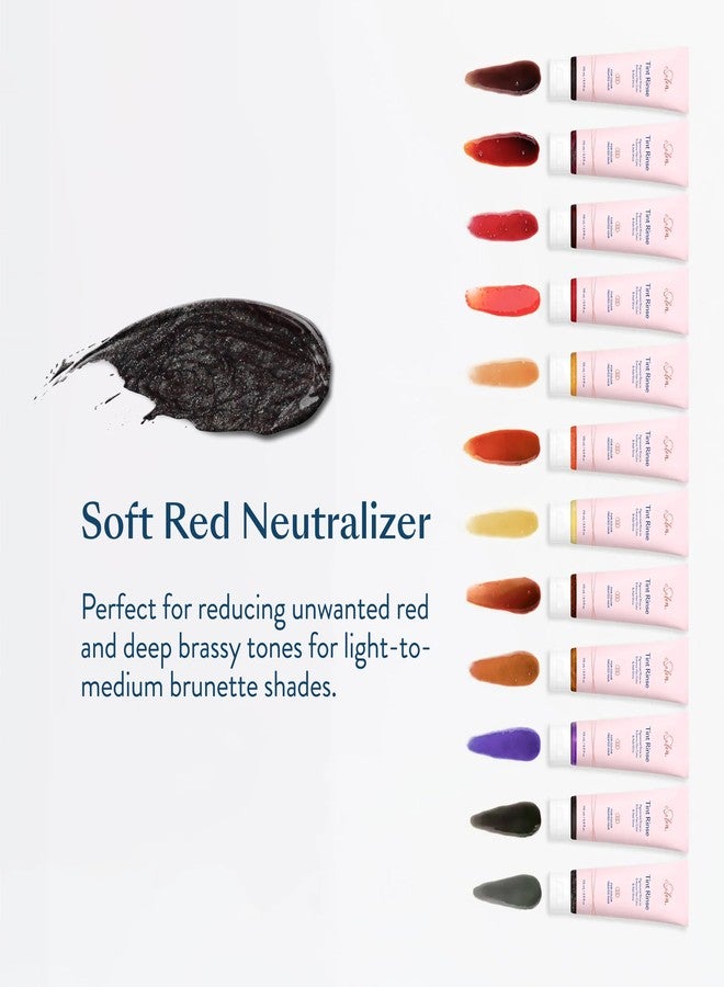 eSalon Color Depositing Hair Color Balancer Treatment - Tint Rinse Hair Toner & Enhancer - Professional-Grade Mask - Apply with Shampoo & Conditioner (Soft Red Neutralizer) - Image 2
