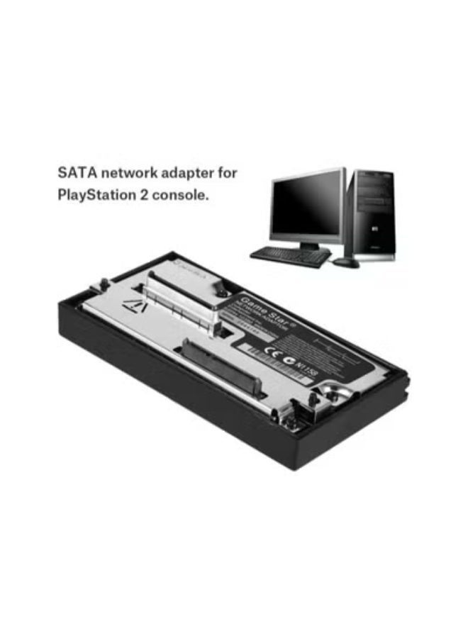 كلاراكو محول شبكة SATA لجهاز Sony PS2 Playstation 2 بدون IDE، محول SATA 2.5" / 3.5" يدعم محرك الأقراص الصلبة SATA HDD بسعة 2 تيرابايت، متوافق مع المزيد من محركات الأقراص الصلبة في وقت واحد - Image 1