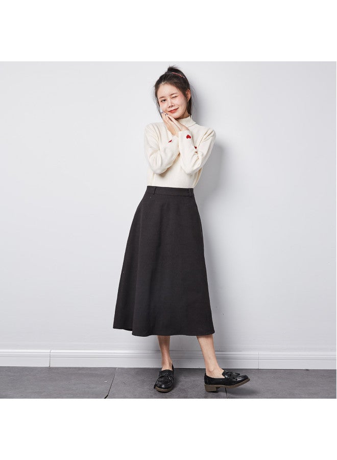 TonLion 2025 Women's Two-piece Set Knit Long Sleeve Top With Skirt - Korean Style Fashion Versatile Outfit - Image 4