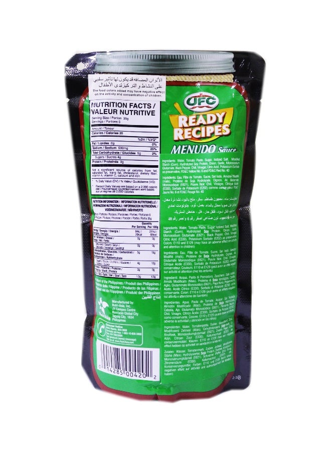 Ufc Ready Recipes Menudo Sauce 200Gm - Image 2