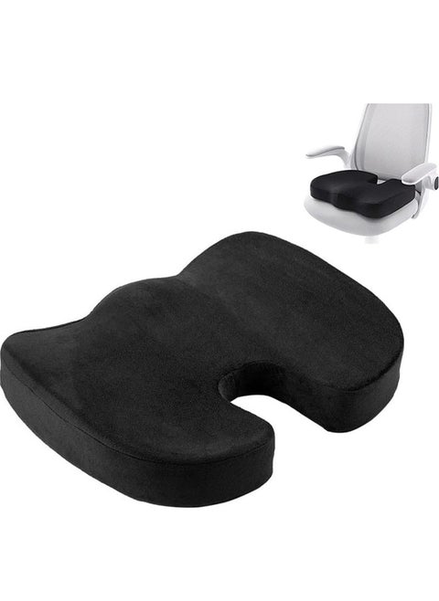 Seat Cushion for Office Chair Tailbone Cushion Coccyx Cushion Sciatica Pillow for Sitting Black