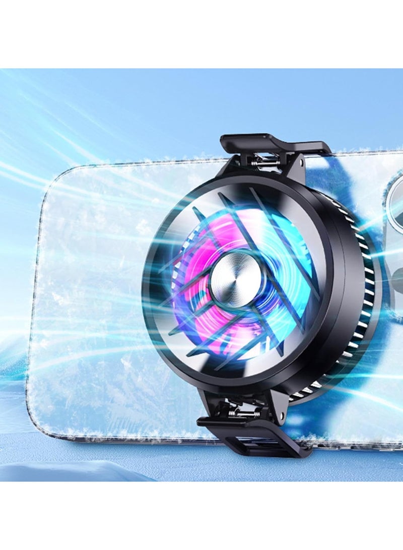 GT30 Mobile Cooler, Semiconductor Cooler, Dual Magnetic Live Broadcast Clip - Dual Cooling  - Image 2