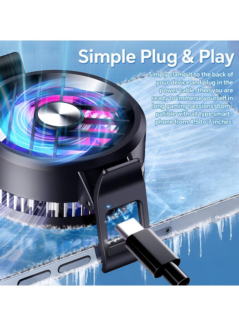 GT30 Mobile Cooler, Semiconductor Cooler, Dual Magnetic Live Broadcast Clip - Dual Cooling  - Image 4