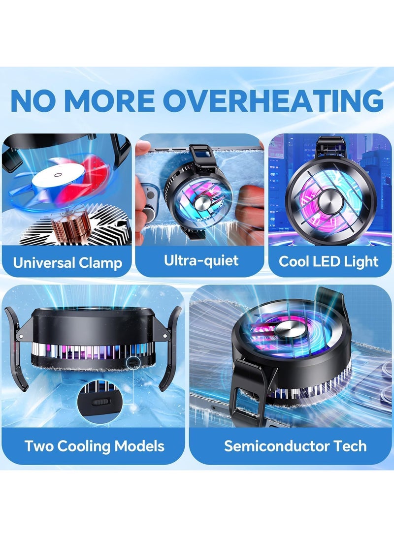 GT30 Mobile Cooler, Semiconductor Cooler, Dual Magnetic Live Broadcast Clip - Dual Cooling  - Image 5