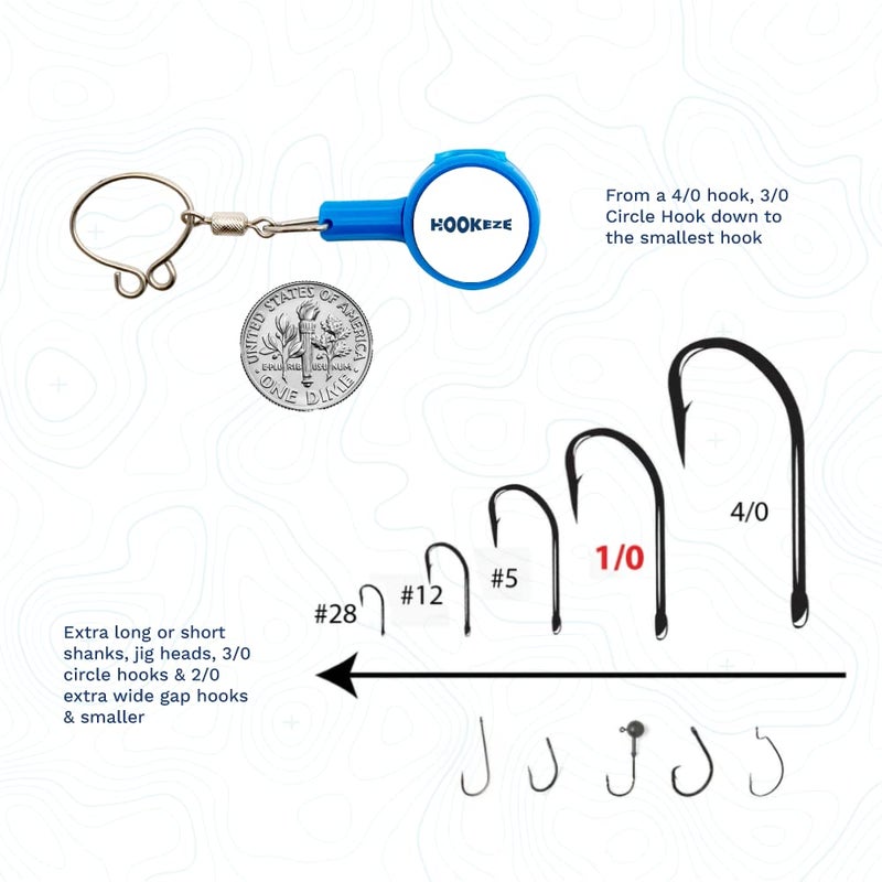 HOOK-EZE 2023 Updated Design Fishing Gear Knot Tying Tool | Pack of 2 | Protect from Fish Hooks | Tie Fishing Knots Easily | Cool Gadgets | Ice & Fly Fishing Gifts for Beginner Anglers - Purple - Image 5