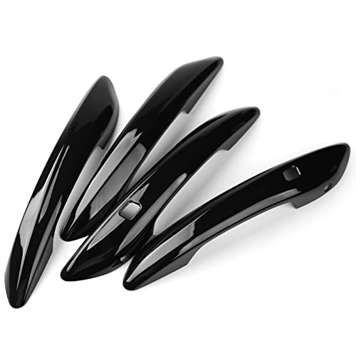 ANFOKAS 4pcs Compatible with Hyundai Elantra 2025 2024 2023 2022 2021 Accessories Sporty Car Exterior Door Handle Cover Trims Protector -Glossy Black - Image 3