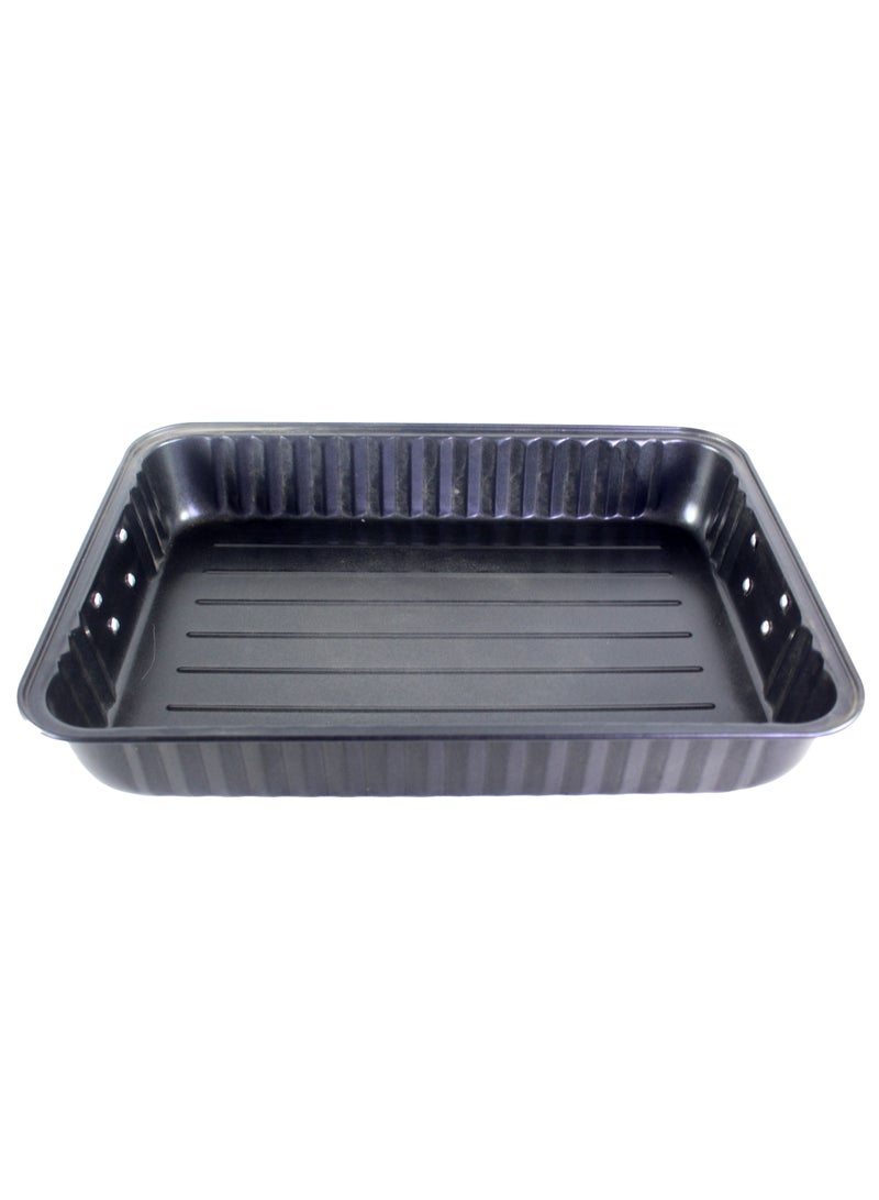 Coated square baking cake mould black - Image 2