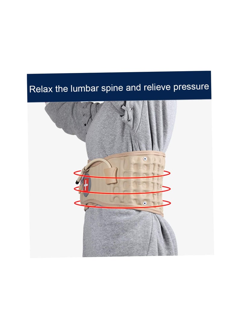 GGOOT Inflatable Back Support Belt Lumbar Traction Support Decompression Physical Spinal Air Decompression Back Belt for Instant Back Pain Relief - Image 2