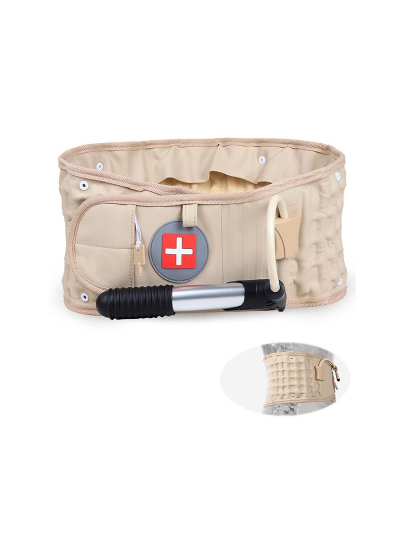 GGOOT Inflatable Back Support Belt Lumbar Traction Support Decompression Physical Spinal Air Decompression Back Belt for Instant Back Pain Relief - Image 4