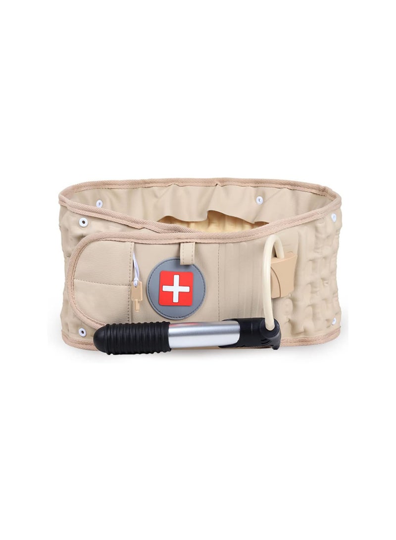 GGOOT Inflatable Back Support Belt Lumbar Traction Support Decompression Physical Spinal Air Decompression Back Belt for Instant Back Pain Relief - Image 1