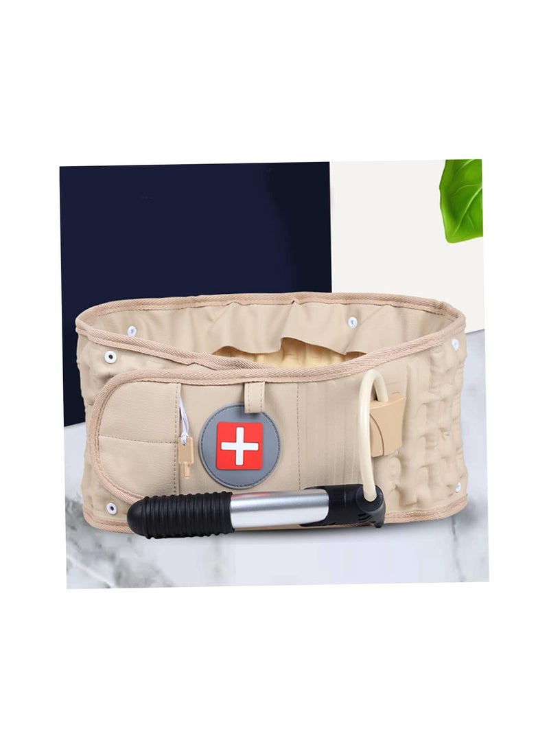 GGOOT Inflatable Back Support Belt Lumbar Traction Support Decompression Physical Spinal Air Decompression Back Belt for Instant Back Pain Relief - Image 5