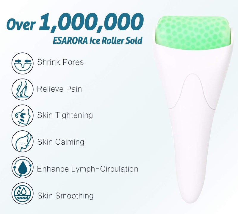 ESARORA Ice Roller for Face & Eye, Puffiness, Migraine, Pain Relief and Minor Injury, Skin Care Products - Image 2