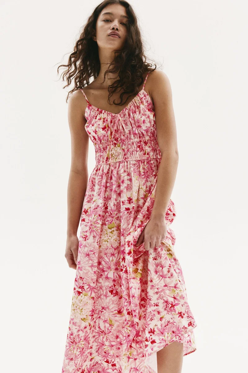 H&M Cotton strappy dress