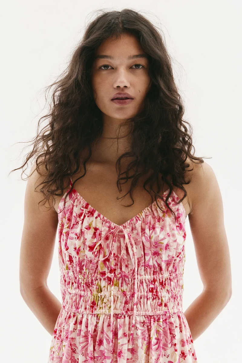 H&M Cotton strappy dress