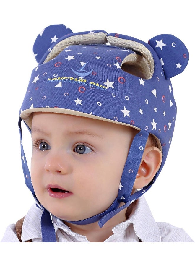 Ocanoiy Baby Infant Toddler Helmet Safety Headguard Head Protective Cushion Cute Children Adjustable Safety Helmet Hat Harnesses Cap Kid Child Crawl Walk Playing  - Image 1
