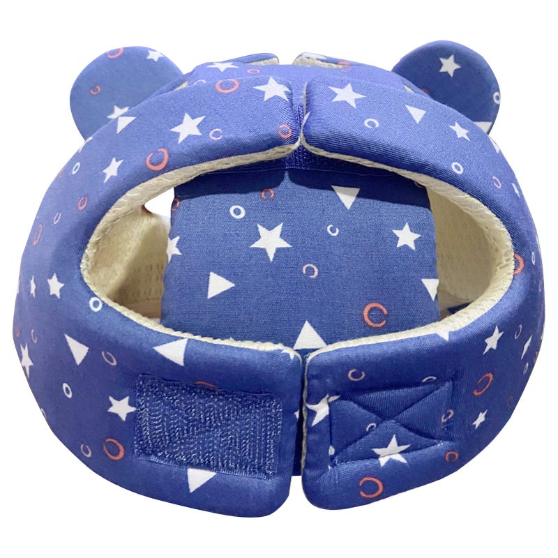 Ocanoiy Baby Infant Toddler Helmet Safety Headguard Head Protective Cushion Cute Children Adjustable Safety Helmet Hat Harnesses Cap Kid Child Crawl Walk Playing (Starry Blue) - Image 4