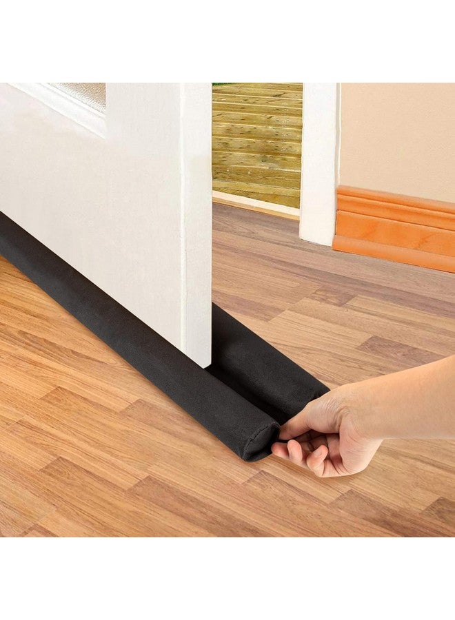 Rylan PVC Door Guard (39 Inches, Pack of 3 Black) Gap Filler for Door Bottom Seal Strip - Sound-Proof, Reduce Noise, Energy Saving Door Stopper for Reduce Door Dust, Insects Protector - Image 1