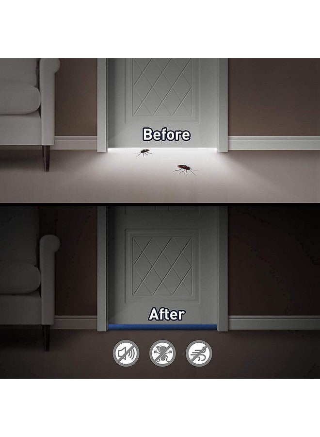 Rylan PVC Door Guard (39 Inches, Pack of 3 Black) Gap Filler for Door Bottom Seal Strip - Sound-Proof, Reduce Noise, Energy Saving Door Stopper for Reduce Door Dust, Insects Protector - Image 4