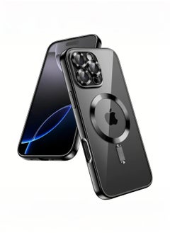 ZORIK iPhone 16 Pro Max Magnetic MagSafe Case,【Full Shockproof Protection】Translucent Matte Back, Slim Phone Cover with Strong Magnet for Apple 16 Pro Max (2024)(Black)  - Image 2