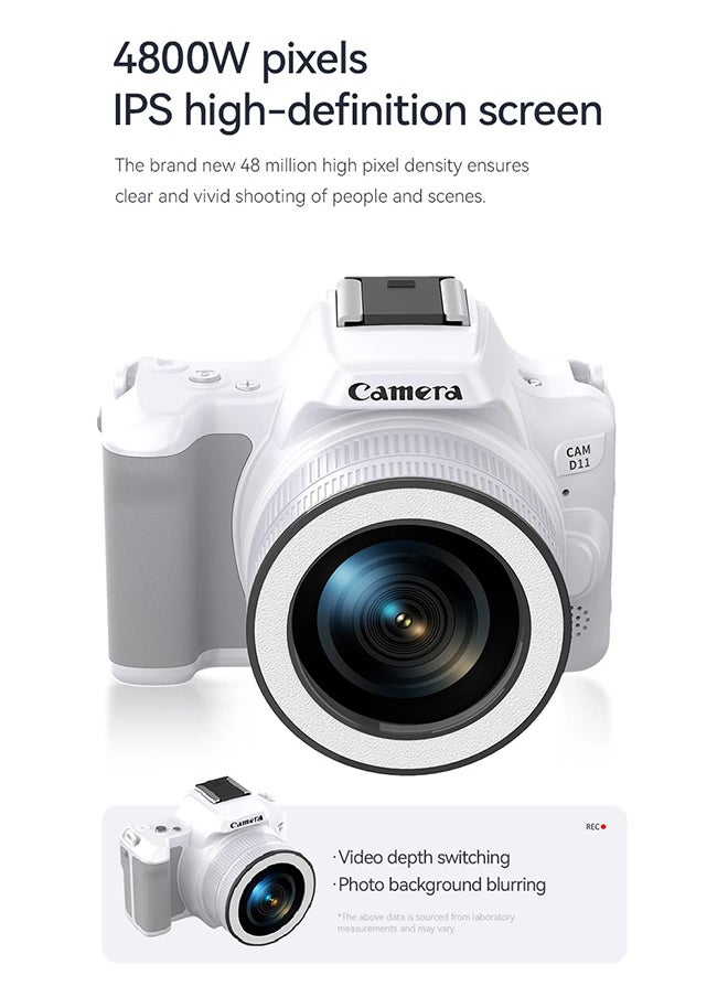 Generic Mini Digital Camera 48MP DSLR Camera 2K HD 16X Digital Zoom Camera Travel Camara with 128G Memory Card , 2inch IPS Scree, Video Recording Camara  - Image 3