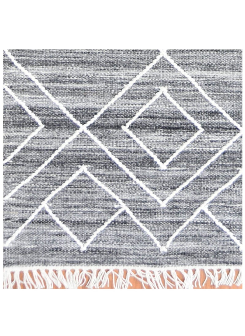 AURUM HOME - AH049A Hand Woven Modern Carpets & Area Rug  Indoor Living Dining Bedroom Room and Gallery Wool, Rectangle - Image 1