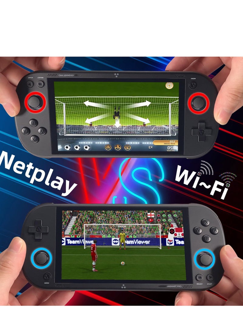 SYOSI - 5 inch Handheld Game Console Open source handheld game console 720*1280 IPS high definition smart handheld Game Consoles Preinstalled Emulator System Black Memory Card not Included - Image 1