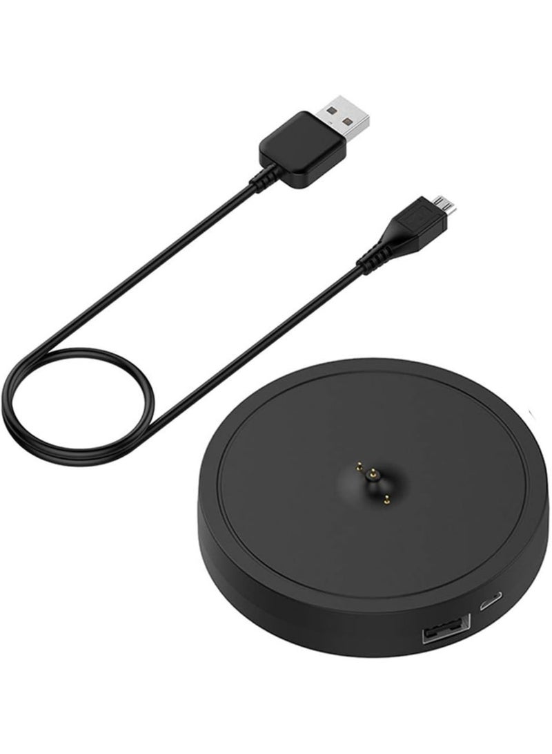 TLAXCA Charging Dock for Ultimate Ears UE Boom 3,Megaboom 3,Blast,Megablast, Charger Cradle Mount Stand Base Station with Extra USB Port, USB Cable (Black) - Image 1