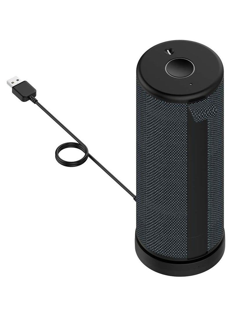 TLAXCA Charging Dock for Ultimate Ears UE Boom 3,Megaboom 3,Blast,Megablast, Charger Cradle Mount Stand Base Station with Extra USB Port, USB Cable (Black) - Image 4