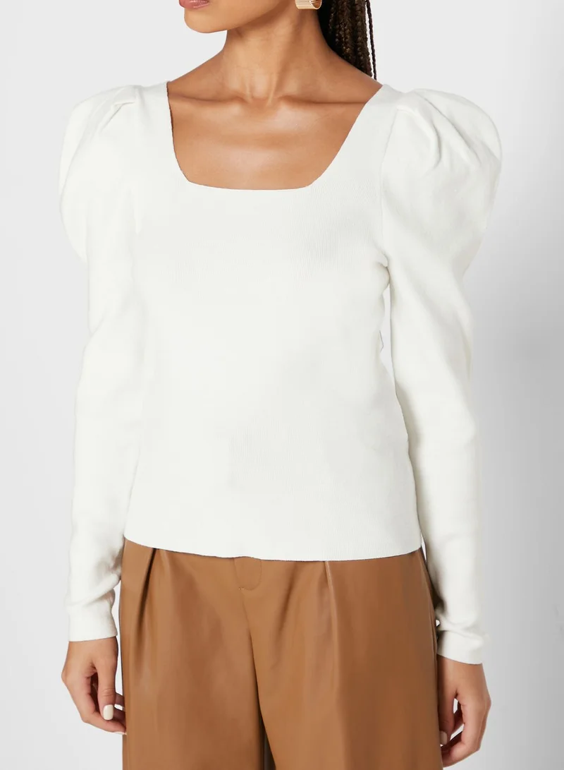 BANANA REPUBLIC Puff Sleeve Top
