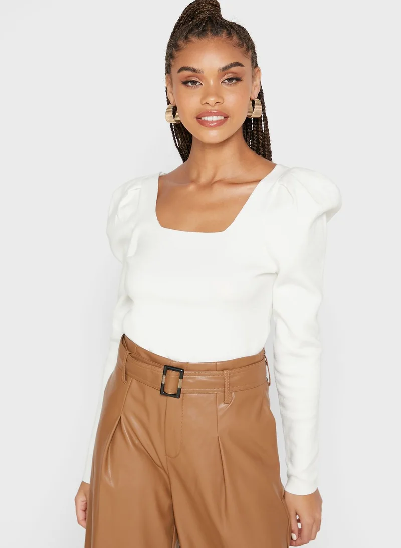 BANANA REPUBLIC Puff Sleeve Top