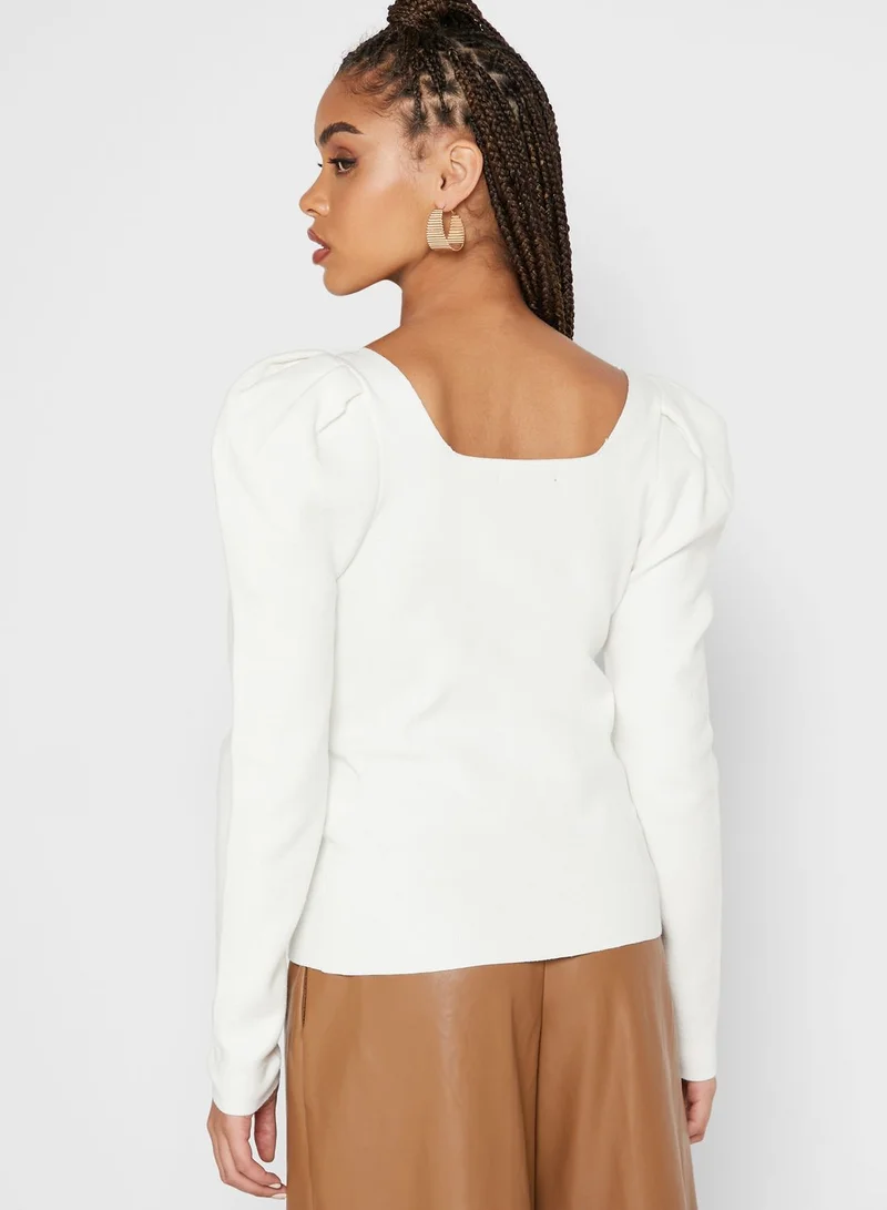 BANANA REPUBLIC Puff Sleeve Top