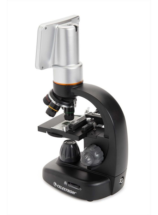 Celestron – TetraView LCD Digital Microscope – Biological Microscope with a Built-In 5MP Digital Camera – Adjustable Mechanical Stage –Carrying Case and 2GB Micro SD Card  - Image 3