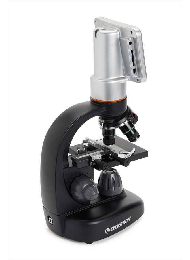 Celestron – TetraView LCD Digital Microscope – Biological Microscope with a Built-In 5MP Digital Camera – Adjustable Mechanical Stage –Carrying Case and 2GB Micro SD Card  - Image 4
